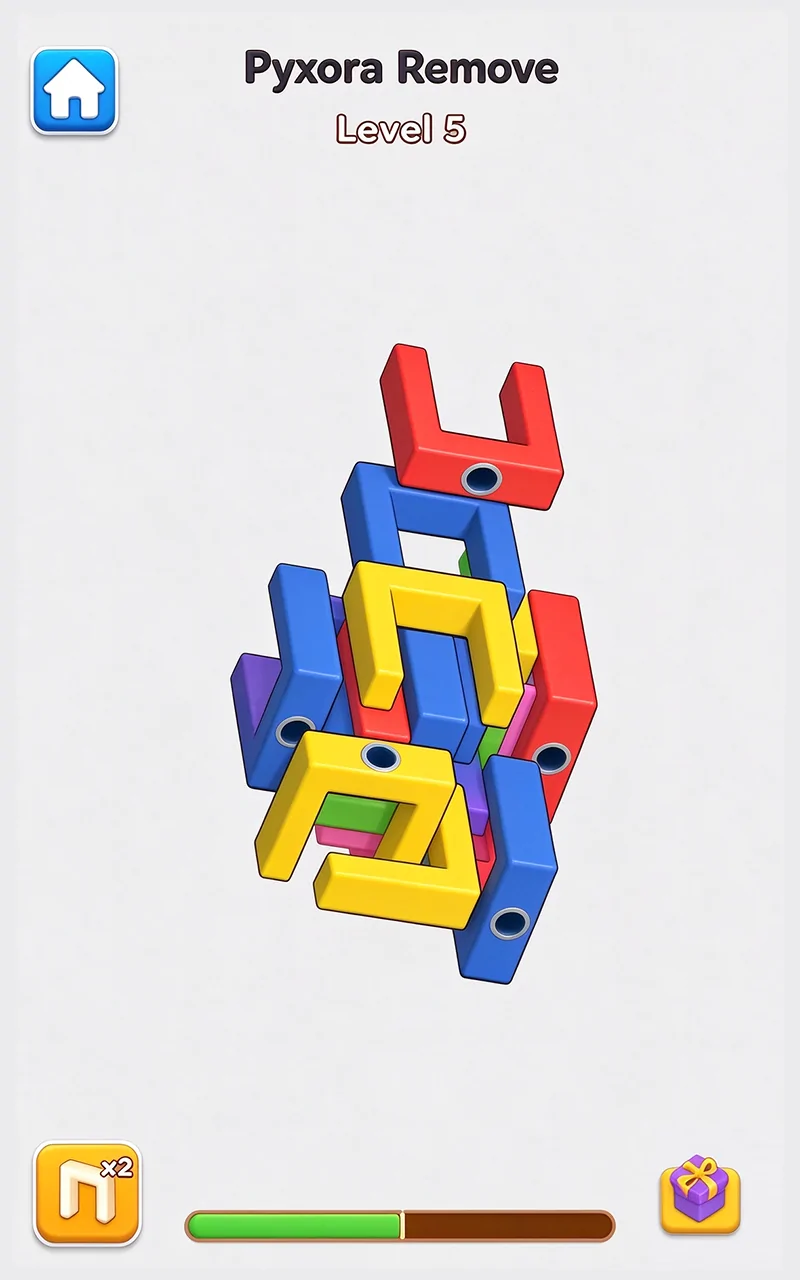Colorful frames from Pyxora Remove